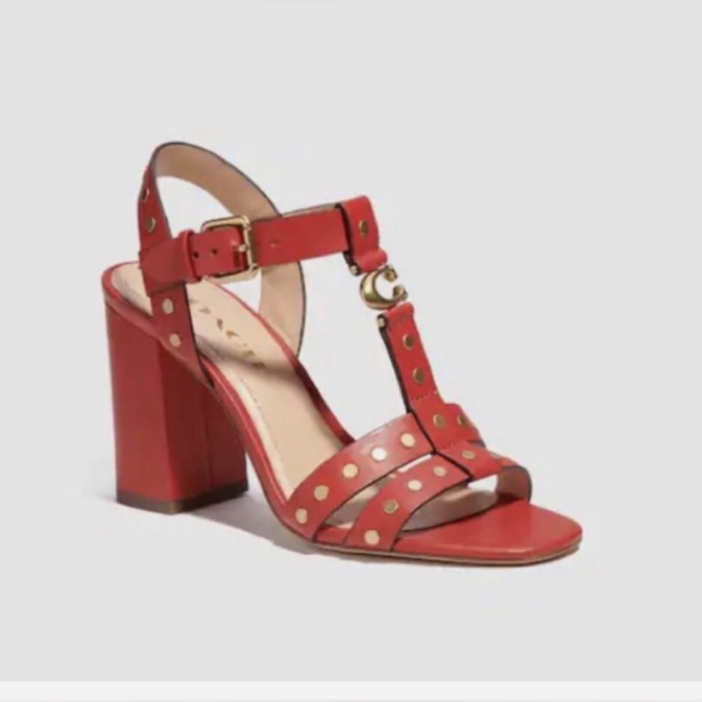 Coach Margaret Leather Sandal